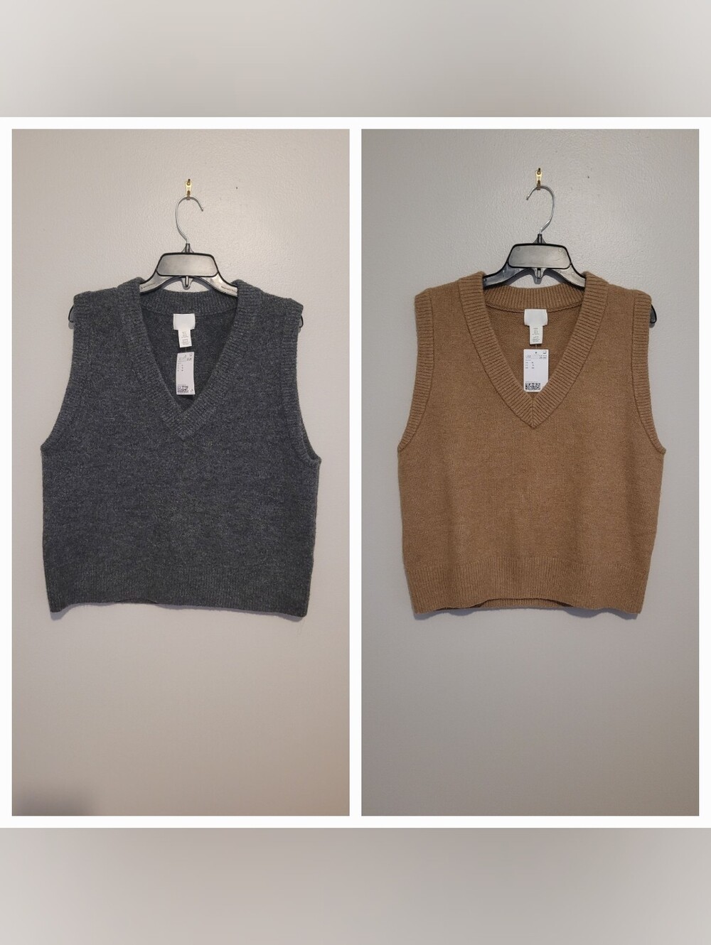 NWT Set Of 2 Wool Blend Sweater Vests